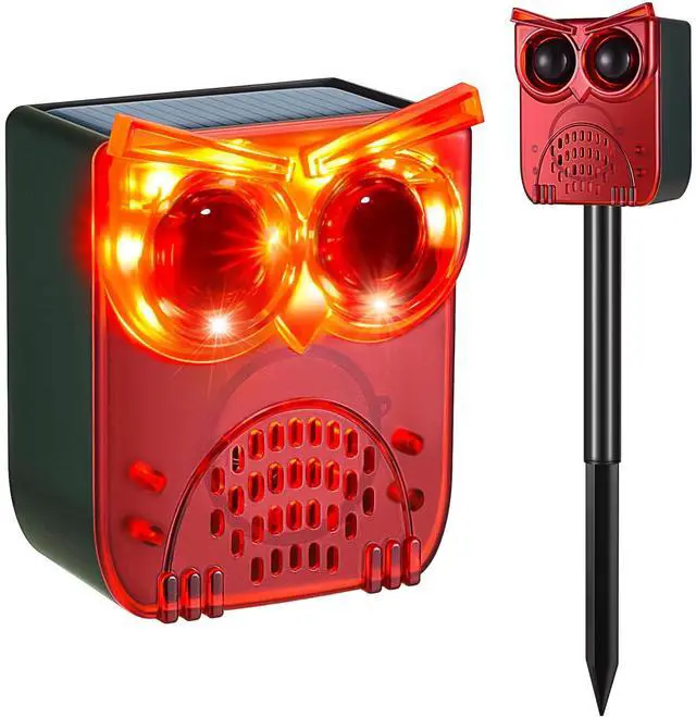 Main image of Solar Outdoor Motion Sensor Alarm, 130dB Dog Barking & Gunshot Sound | 13 Looping Sounds to Prevent Habituation, 4 Work Modes, IP55 Weatherproof Alarm for Home, Villa, Yard, Chicken Coop