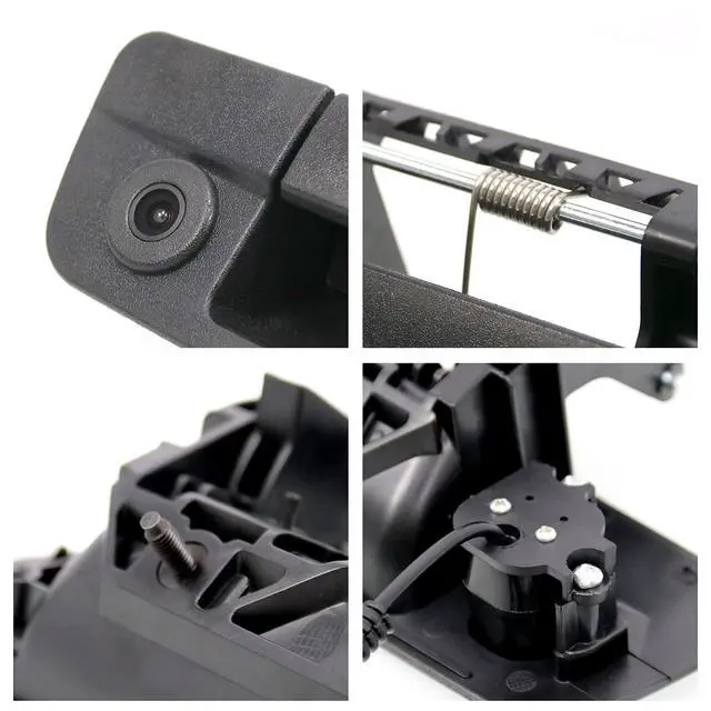 Alt view image 6 of 6 - Tailgate Handle Backup Camera Compatible with 2009-2017 Dodge Ram 1500 | 2500 3500, RCA Connector, Rear View Camera