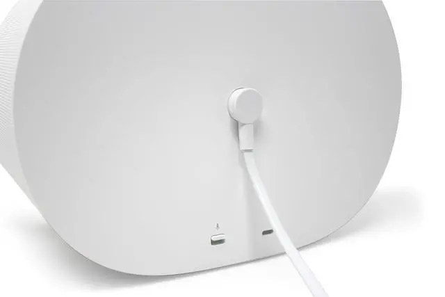 Alt view image 5 of 7 - Extra Short Power Cord Compatible with Sonos Era 100 and Era 300 Speakers (White - 19.5 Inches)