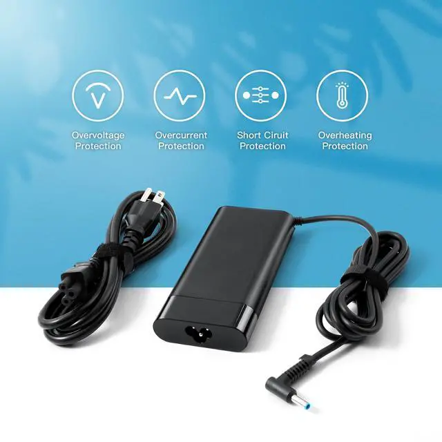 Alt view image 5 of 6 - 150W AC Charger for HP Laptop 917649-850 AC Adapter for Z Book 15 16 17 15u 15v G3 G4 G5 G6 G7 G8 G9 ZBook Studio G4 G5 G7 G8 G9 OMEN Pavilion Gaming 15 17 Victus 15 150 watt hp z Book Laptop Charger