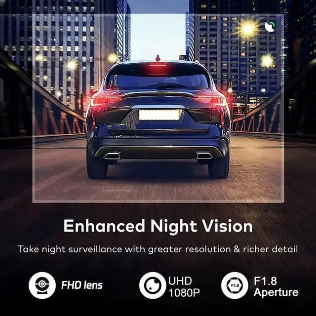 Alt view image 5 of 7 - 4 Channel 1080P Dash Cam Front Rear Left Right, 170° Wide Angle Car Camera with 5GHz WiFi App Control, Super Night Vision, 24H Parking Monitor, G-Sensor, Loop Recording, 64GB SD Card Included