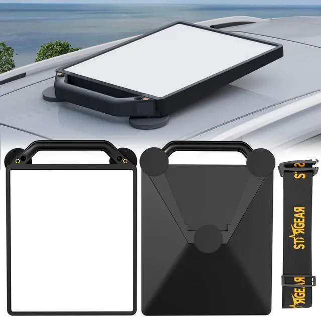 Main image of Starlink Mini Magnetic Mount with Protective Silicone Case, 2 in 1 Satellite Dish Mounting Kit & Cover with 200lbs Magnet Bases Handle Shoulder Strap & 1/4"-20 Nuts for RVs Car Boat/Road Trip