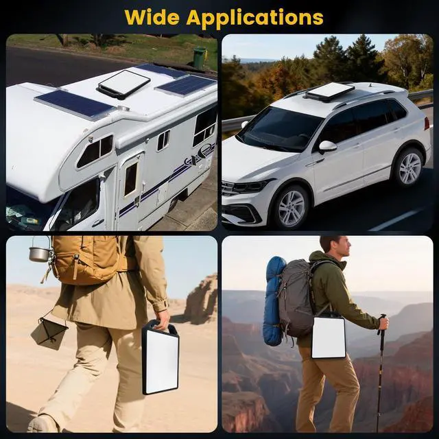 Alt view image 7 of 7 - Starlink Mini Magnetic Mount with Protective Silicone Case, 2 in 1 Satellite Dish Mounting Kit & Cover with 200lbs Magnet Bases Handle Shoulder Strap & 1/4"-20 Nuts for RVs Car Boat/Road Trip