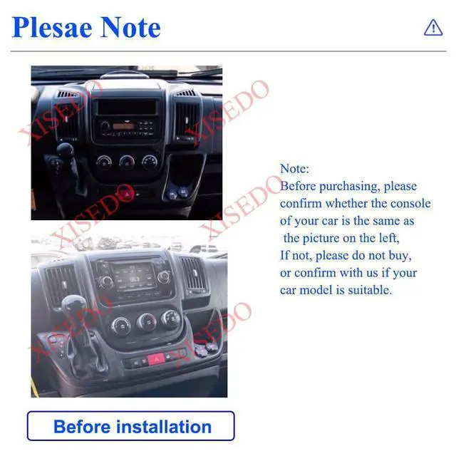 Alt view image 2 of 7 - for Dodge RAM ProMaster 1500 2500 3500 2014-2022 Car Radio Stereo Carplay IPS Android Car Stereo 9" in-Dash Head Unit WiFi GPS Navigation Steering Wheel Control RAM 2G ROM 32G