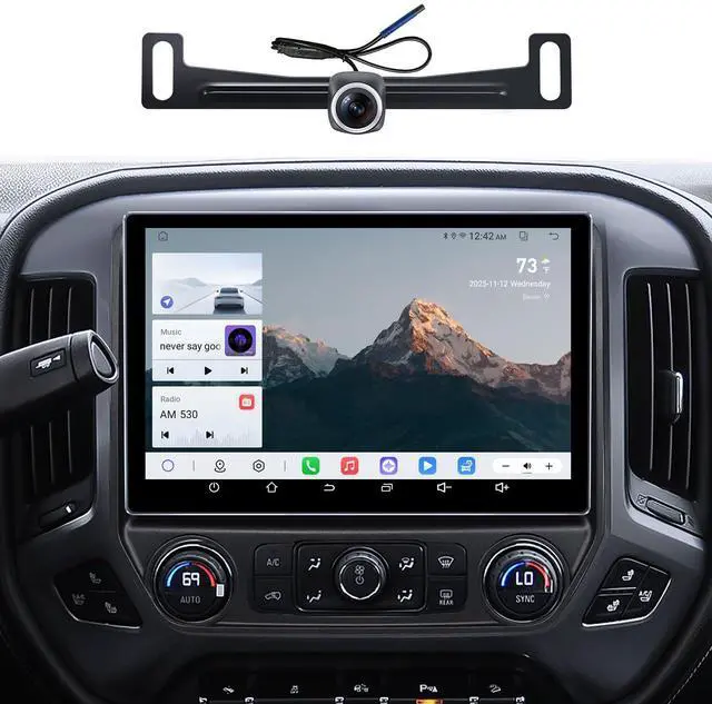 Main image of 11.5''Car Radio for Chevy Silverado Radio GMC Sierra Stereo 2014-2018 | Wireless CarPlay & Android Auto/4GB RAM + 64GB ROM/Android 13 /5G WiFi/TouchScreen/FM/AM/plug-and-play