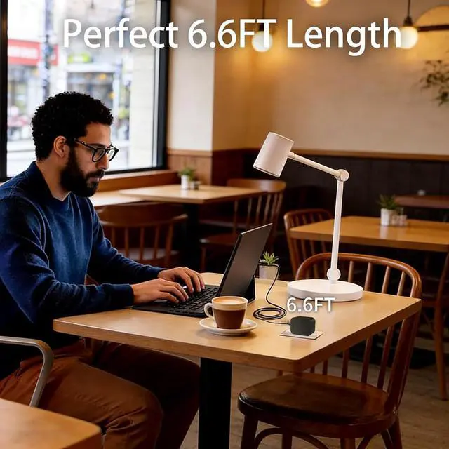 Alt view image 7 of 7 - 45W USB C Surface Charger Compatible with Microsoft Surface Pro 12" Copilot + PC, Surface Pro 13"Surface Laptop 13" Snapdragon X Plus, Surface Go Power Adapter
