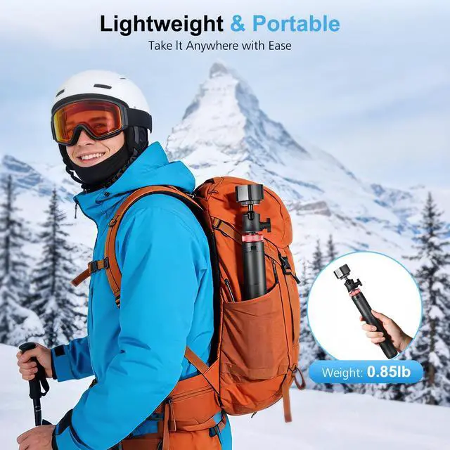Alt view image 3 of 7 - Starlink Mini Tripod Stand Mount with Aluminum Adapter,Portable & 360° Tilt | Compatible with Starlink Mini Terminal,Lightweight Ground Stand Mount for Outdoor Camping,RV, BackpacTravel