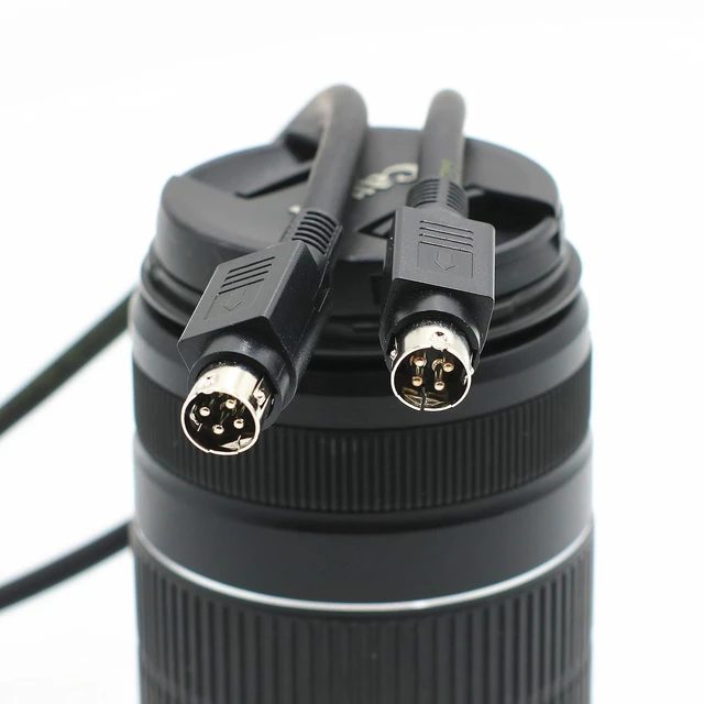 Alt view image 4 of 7 - Compatible with HiVi-Swan D100 & Edifier R1700BT/R1850DB Master-Slave Speaker Cable, 4-Pin High-Flex Pure Copper Audio Cable, Dual-Shielded Interconnect Wire Lossless Audio Transmission (32.8ft)