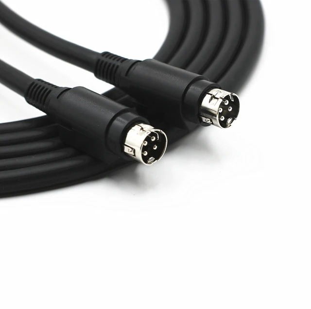 Alt view image 5 of 7 - Compatible with HiVi-Swan D100 & Edifier R1700BT/R1850DB Master-Slave Speaker Cable, 4-Pin High-Flex Pure Copper Audio Cable, Dual-Shielded Interconnect Wire Lossless Audio Transmission (26.2ft)