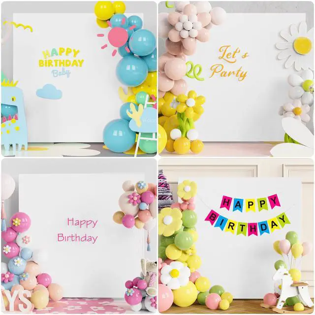 Alt view image 4 of 5 - Square Backdrop Cover White Square Wedding Arch Cover, 6.6x6.6FT | Spandex Square Arch Cover Balloon Arch Covers Stretchy Backdrop for Birthday Party Wedding Ceremony Baby Shower Decor