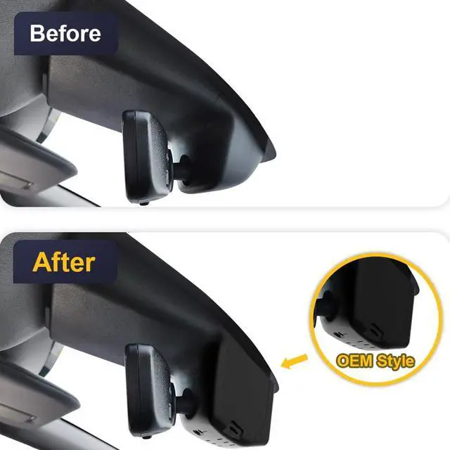 Alt view image 2 of 6 - 4K Dash Cam Suitable for Honda Odyssey 2021-2026 EX LX Touring Elite Sport EX-L (Gen6), OEM Factory Look, UHD 2160P Video, WiFi & APP, Loop Recording, G-Sensor, Plug & Play, 64GB Card