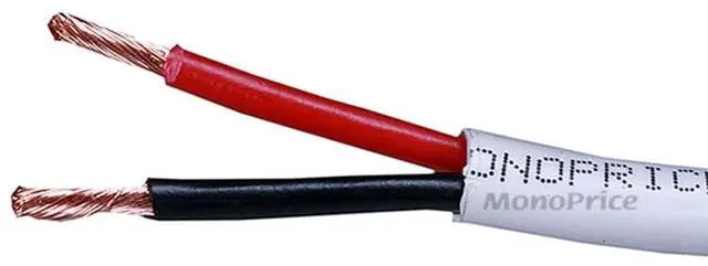 Main image of 103844 250ft 12AWG CL2 Rated 2-Conductor Loud Speaker Cable (for In-Wall Installation), White