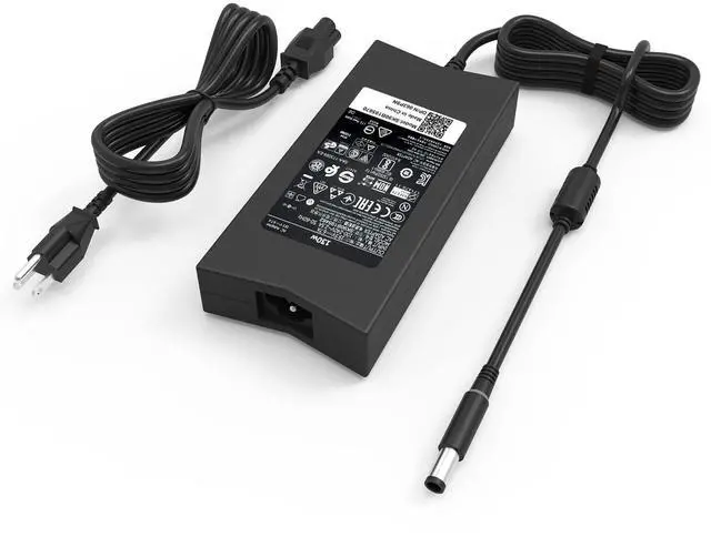 Main image of Replacement for Dell 130W 7.4mm Tip AC Adapter Charger PA-4E LA130PM121 DA130PE1-00 JU012 CM161 Inspiron 15 7000 7559 G3 G5 Charger d6000 Docking Station Laptop Power Cord