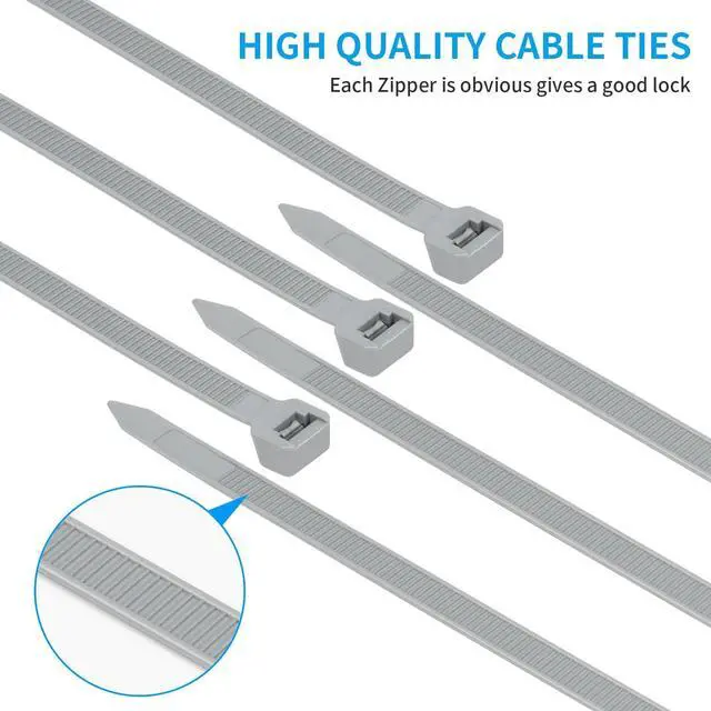 Alt view image 3 of 7 - 18 inch Gaeden Green Zip Ties Heavy Duty 100 PACK, 200 LBS Ultra Exclusive Strong Plastic Wire Ties, Large Cable Ties Extra Long Tie Wraps, Indoor and Outdoor UV Resistant