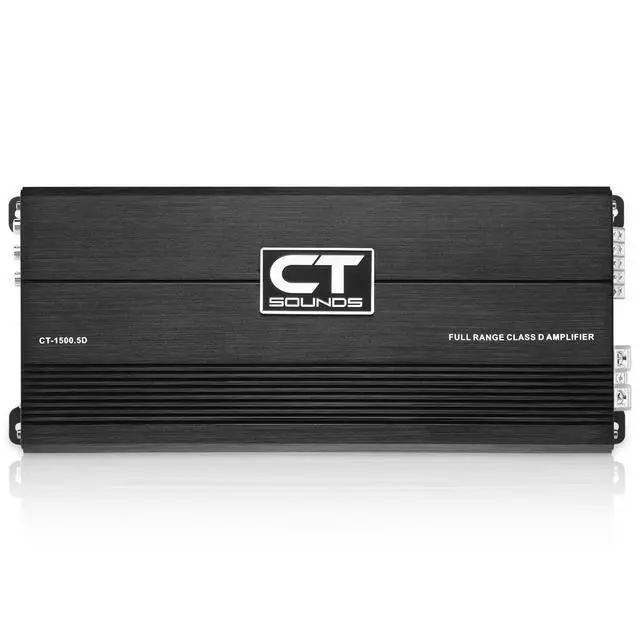 Alt view image 2 of 6 - CT-1500.5D 1800W RMS Full-Range Class D 5-Channel Car Amplifier
