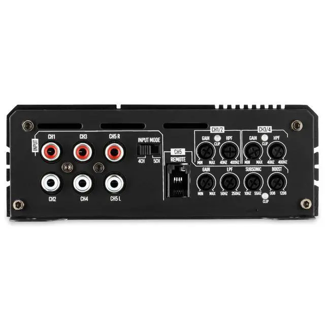 Alt view image 4 of 6 - CT-1500.5D 1800W RMS Full-Range Class D 5-Channel Car Amplifier