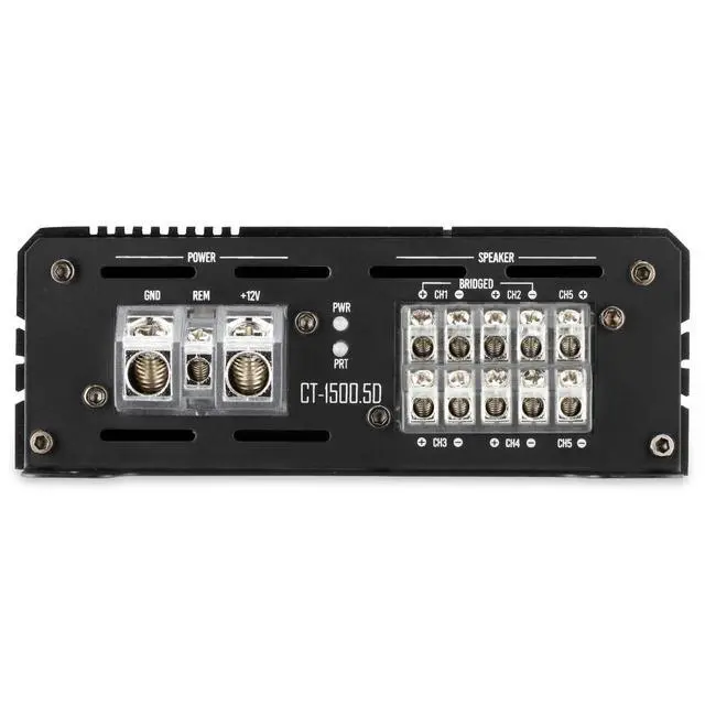 Alt view image 5 of 6 - CT-1500.5D 1800W RMS Full-Range Class D 5-Channel Car Amplifier