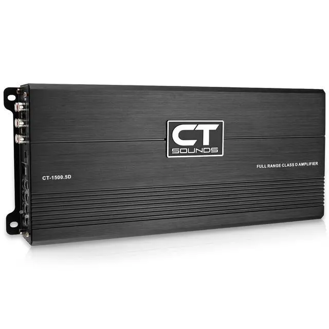 Alt view image 6 of 6 - CT-1500.5D 1800W RMS Full-Range Class D 5-Channel Car Amplifier