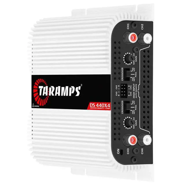 Alt view image 3 of 7 - Taramps DS 440x4 2 Ohms Multichannel Amplifier 440 Watts Rms 110x4 Watts Full Range Crossover Fixed Rca/High Level Input 4 Channels Car Audio, Class D