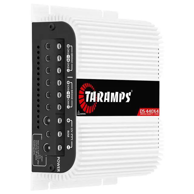 Alt view image 2 of 7 - Taramps DS 440x4 2 Ohms Multichannel Amplifier 440 Watts Rms 110x4 Watts Full Range Crossover Fixed Rca/High Level Input 4 Channels Car Audio, Class D