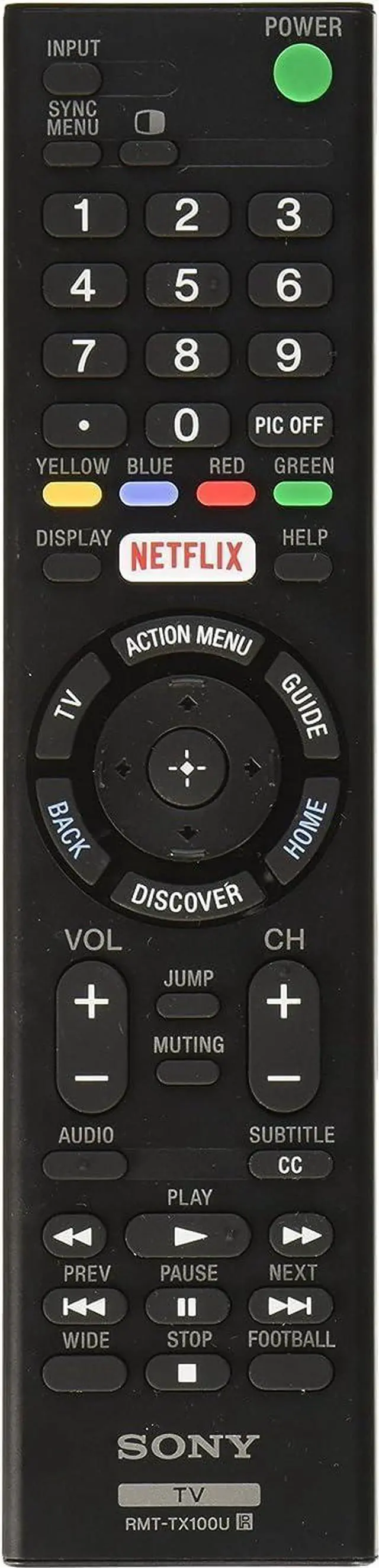 Main image of Original LED Smart TV Remote Control RMT-TX100U Netflix