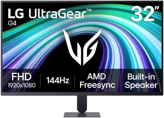 Main image of 32G403B-B 32-inch Ultragear Full HD (1920 x 1080) Gaming Computer Monitor, 144Hz, 1ms, FreeSync, HDR10, Built-in Speaker, Reader Mode, HDMI, DisplayPort, Height and Tilt Stand, Black