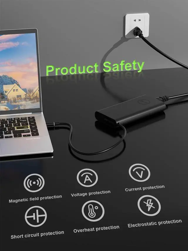 Alt view image 7 of 7 - 240W Slim Gan Charger Compatible with Dell G16 G15 G7 G5 Alienware x17 x16 x15 M18x X51 17 15 Precision 7780 7770 7680 7670 7560 3260 3551 Laptop, Performance TB16 TB15 Dock