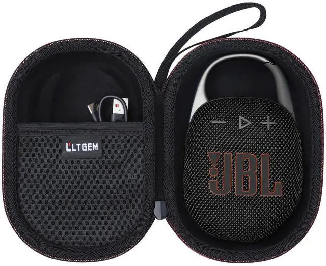 Main image of Case for JBL Clip 5/4 Ultra-Portable Waterproof Bluetooth Speaker Black | Hard Carrying Travel Case for JBL Clip 5/4 Ultra-Portable Waterproof Bluetooth Speaker