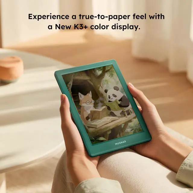 Alt view image 4 of 7 - Neo C 64GB+4GB Colour eBook Reader Supports 3rd-Party apps, 6 E Ink ePaper eReader Digital Paper, with Color Display, Long Battery Life for Reading