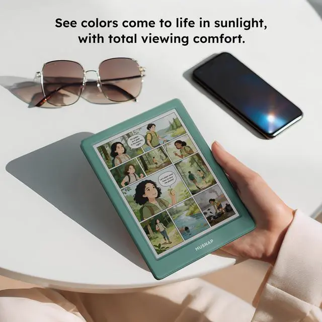 Alt view image 3 of 7 - Neo C 64GB+4GB Colour eBook Reader Supports 3rd-Party apps, 6 E Ink ePaper eReader Digital Paper, with Color Display, Long Battery Life for Reading