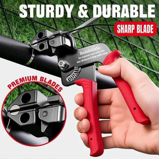 Alt view image 4 of 7 - 105PCS Heavy Duty 304 Stainless Steel Cable Tie Gun Kit | 100pcs 11.8inch Metal Zip Ties, Self-Locking, UV & Corrosion Resistant, for Fence, Exhaust Wrap, Chicken Coop, Farm Use