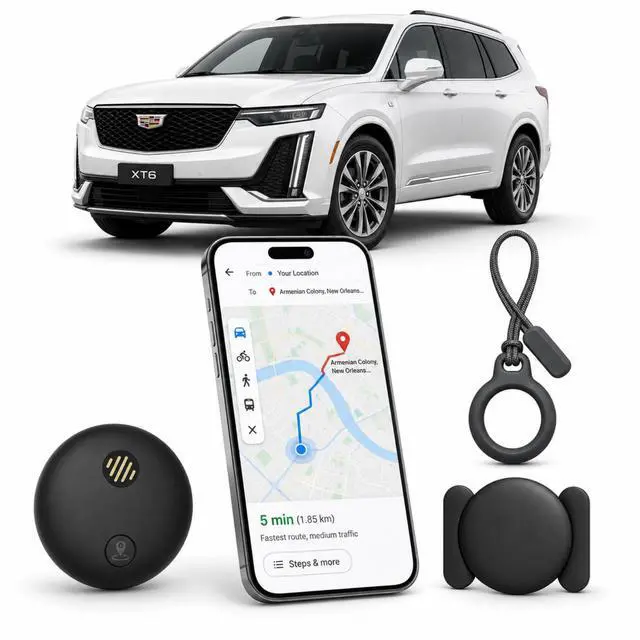 Main image of Yinnovy Tracker Device for Vehicles, Real-Time Tracking, No Monthly Fee | GPS Tracker for Vehicles, No SIM Card Needed, Works with iOS Find My, IP68 Waterproof, Magnetic GPS Locator