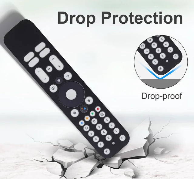 Alt view image 2 of 4 - Cover for MECOOL KM2 Plus Deluxe, Homatics Box R 4K Plus, RockTek G2 GX1 Android TV Box Remote Control Case Silicone Skin Protector - Black