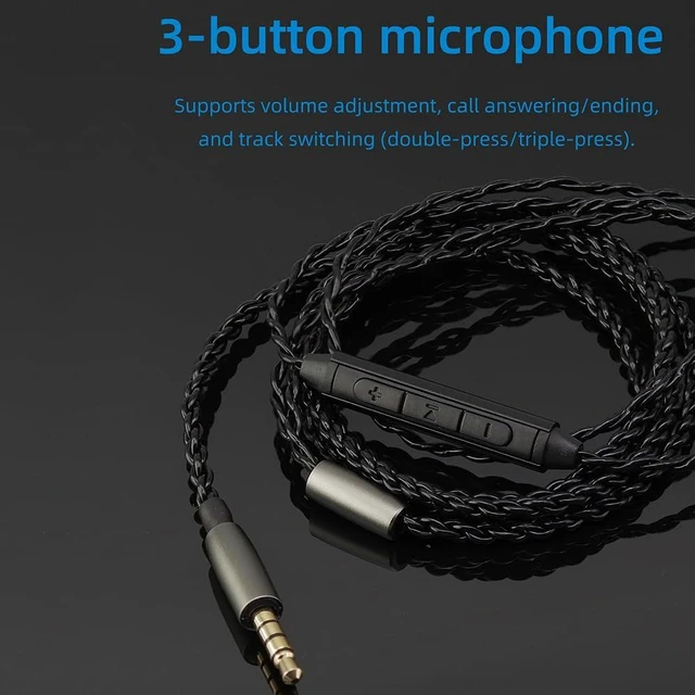 Alt view image 5 of 7 - Iris 2.0 Earphone New Version,32Ohm PET Diaphragm 15.4mm Dynamic Driver Flat Head Earbuds,Balanced Smooth Natural Sound Wired Headphone,3.5mm Headset with Classic Shell Design (Black with Mic)