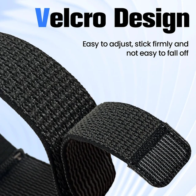 Alt view image 4 of 7 - Bicep-Strap Compatible with Amazfit-Helio Loop - Breathable Nylon Lightweight, adjustable fabric band for all-day wear. Soft, comfortable, replacement bicep strap only