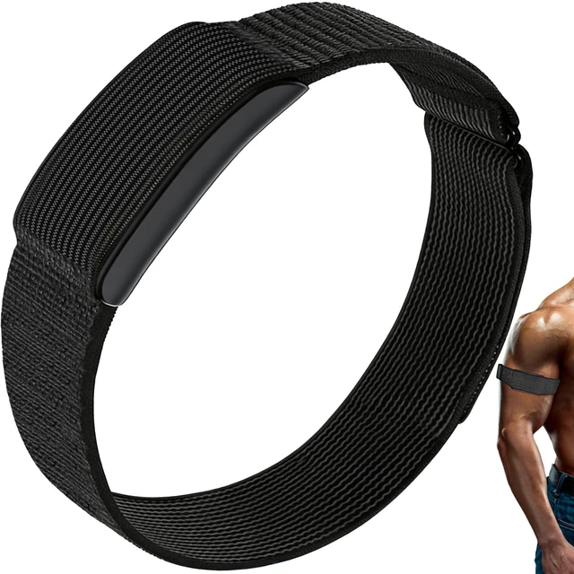 Main image of Bicep-Strap Compatible with Amazfit-Helio Loop - Breathable Nylon Lightweight, adjustable fabric band for all-day wear. Soft, comfortable, replacement bicep strap only