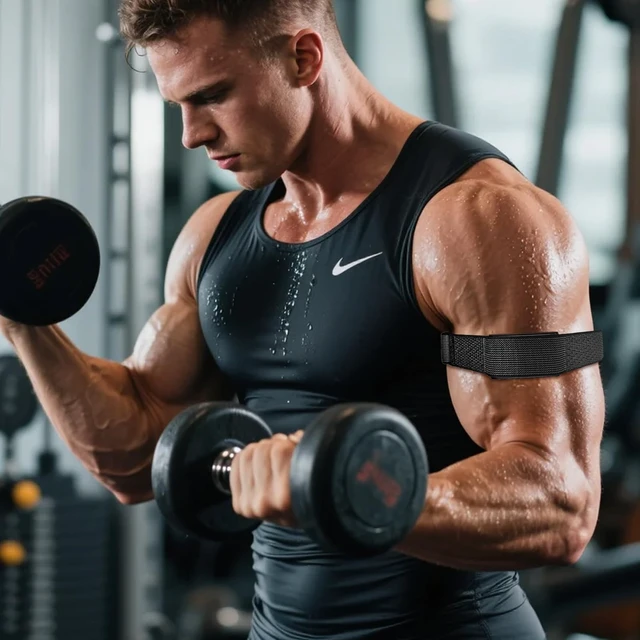 Alt view image 5 of 7 - Bicep-Strap Compatible with Amazfit-Helio Loop - Breathable Nylon Lightweight, adjustable fabric band for all-day wear. Soft, comfortable, replacement bicep strap only