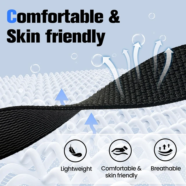 Alt view image 3 of 7 - Bicep-Strap Compatible with Amazfit-Helio Loop - Breathable Nylon Lightweight, adjustable fabric band for all-day wear. Soft, comfortable, replacement bicep strap only
