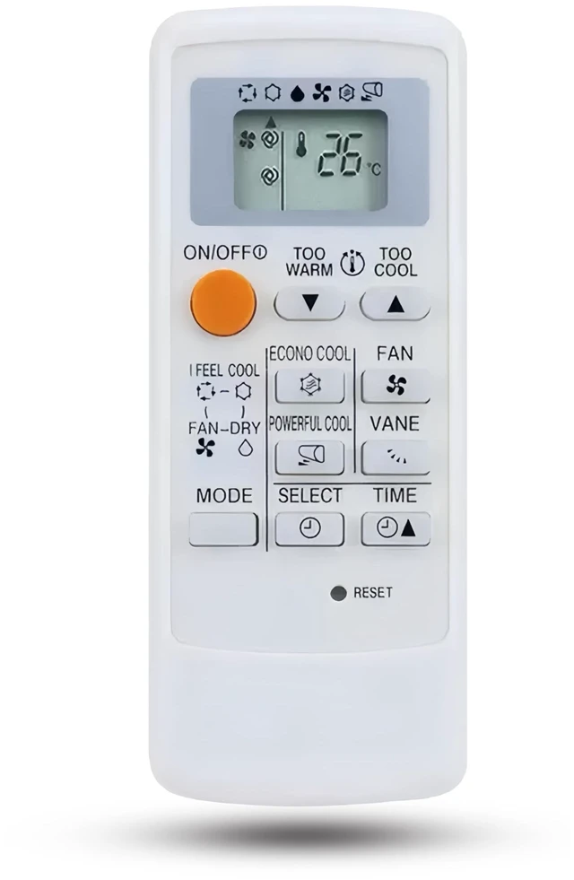 Main image of Replacement Remote Control for Mitsubishi Air Conditioner MP07A MP-04A MP04B MP-07A NH08 MSD-CD07VD (MS16A)
