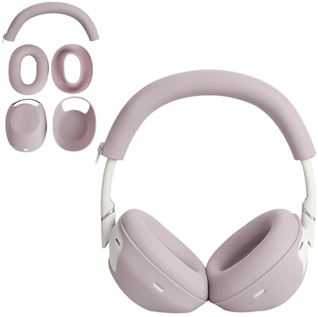 Main image of 3 Set WH 1000XM6 Earpads Cover for Sony WH-1000XM6 Headphones, Embody EarPad/Ear Cover/Headband Cushion Protector, Sweat Proof Soft Silicone Headphones Accessories (Smoky Purple)