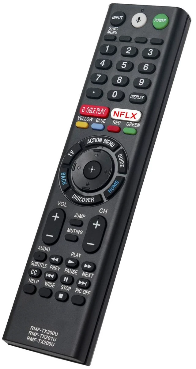 Alt view image 3 of 4 - RMF-TX201U Voice Remote Control Replacement for Sony Bravia OLED TV XBR-55A1E XBR-65A1E XBR-75Z9D XBR-100Z9D XBR-77A1E XBR-65Z9D XBR-65Z9D/UC2 XBR-75Z9D/UC2 XBR55A1E XBR65A1E XBR75Z9D XBR100Z9D