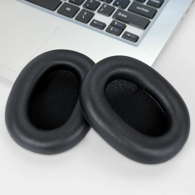 Alt view image 7 of 7 - Genuine Leather Replacement Ear Pads Cushions for Sony WH-1000XM6 Noise Canceling Headphones, Premium Sony XM6 Earpads Covers with Soft Lambskin, Optimized Memory Foam (Lambskin - Black)