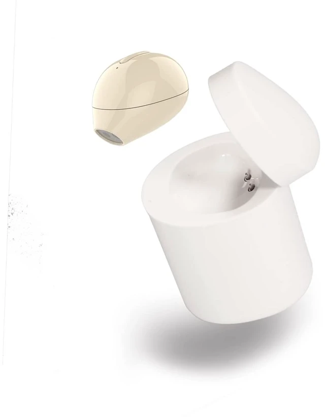 Main image of Mini Bluetooth Earpiece Wireless, Single Bluetooth Earbuds with Charging Case 6 Hrs Playtime, Headset Hands-Free with Microphone for iOS Android Smart Phones Voice Calls PC (Single-Beige)
