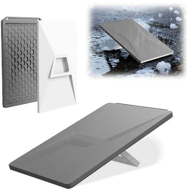 Main image of Silicone Protective Cover Case Compatible with Starlink Gen 3, Rocks, Sand and Hail Resistant, Waterproof, Shockproof Standard Accessories, for Outdoor All-Weather Protection (Grey)