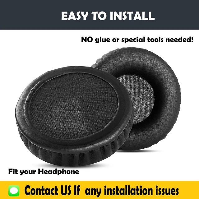 Alt view image 5 of 7 - SR850 Earpads Cushion Replacement for Samson SR 850 SR850 SR-850 Headphone SR850 Earpads Cushion Compatible with Samson SR 850 SR-850 Headphone Ear Covers with Protein Leatherr and Memory Foam