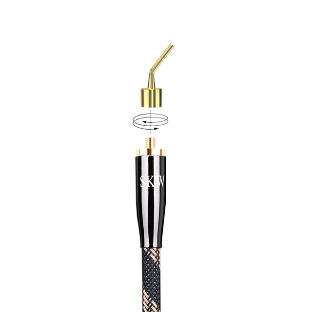 Alt view image 6 of 6 - Speaker Wire Connectors, Convertible Connectors Gold Plated Speaker Pin Plugs, 2 mm Pin Banana Screw Plug for Speaker Cable (4pcs)