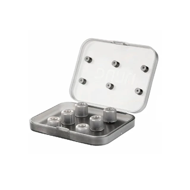 Alt view image 6 of 7 - DUNU S&S Stage Studio Silicone Eartips S/M/L (3pairs) for Nozzle Diameter from 4mm-5.5mm for Stage Studio for MOONDROP ARIA,DUNU Titan S2 (S/M/L(Each Size 1 Pair))