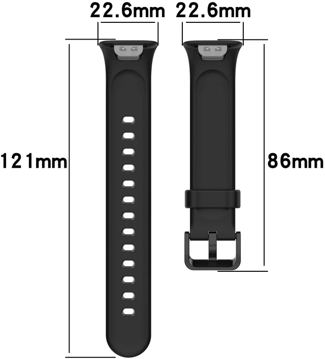 Alt view image 3 of 7 - [7pack Bands Soft Silicone Watch Strap for Xiaomi Mi Band 7 Pro Replacement Sport Strap Wristband Bands Bracelet for Mi Band 7 Pro Activity Tracker
