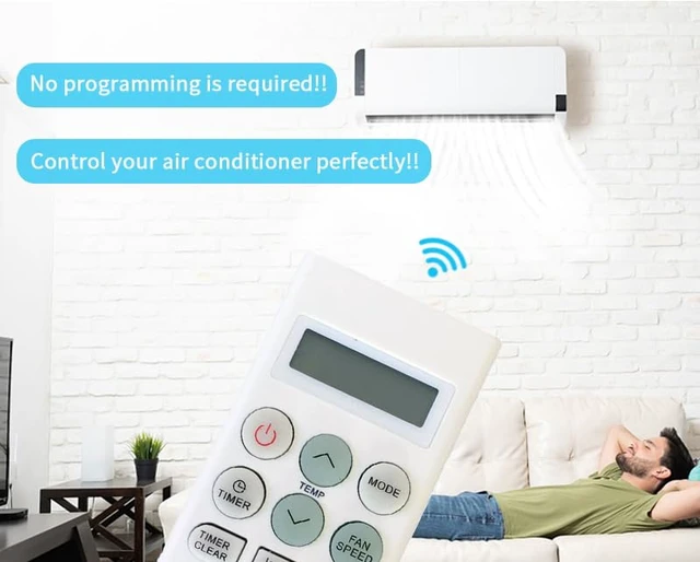 Alt view image 6 of 6 - Replacement Remote Control for Friedrich Air Conditioner AC AKB73756214 AKB73756218 AKB73756215 AKB73616106 AKB73756213 CP24G30B CP24G30B EP08G11A EP08G11B EP12G33A EP12G33B 711A20103J 6711A20103P