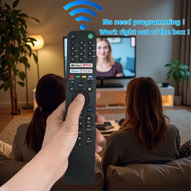 Alt view image 2 of 7 - Replacement Remote Control Controller for Sony KD43X80J 43", KD50X80J 50" X80J Series 4K Ultra HD LED Smart TV